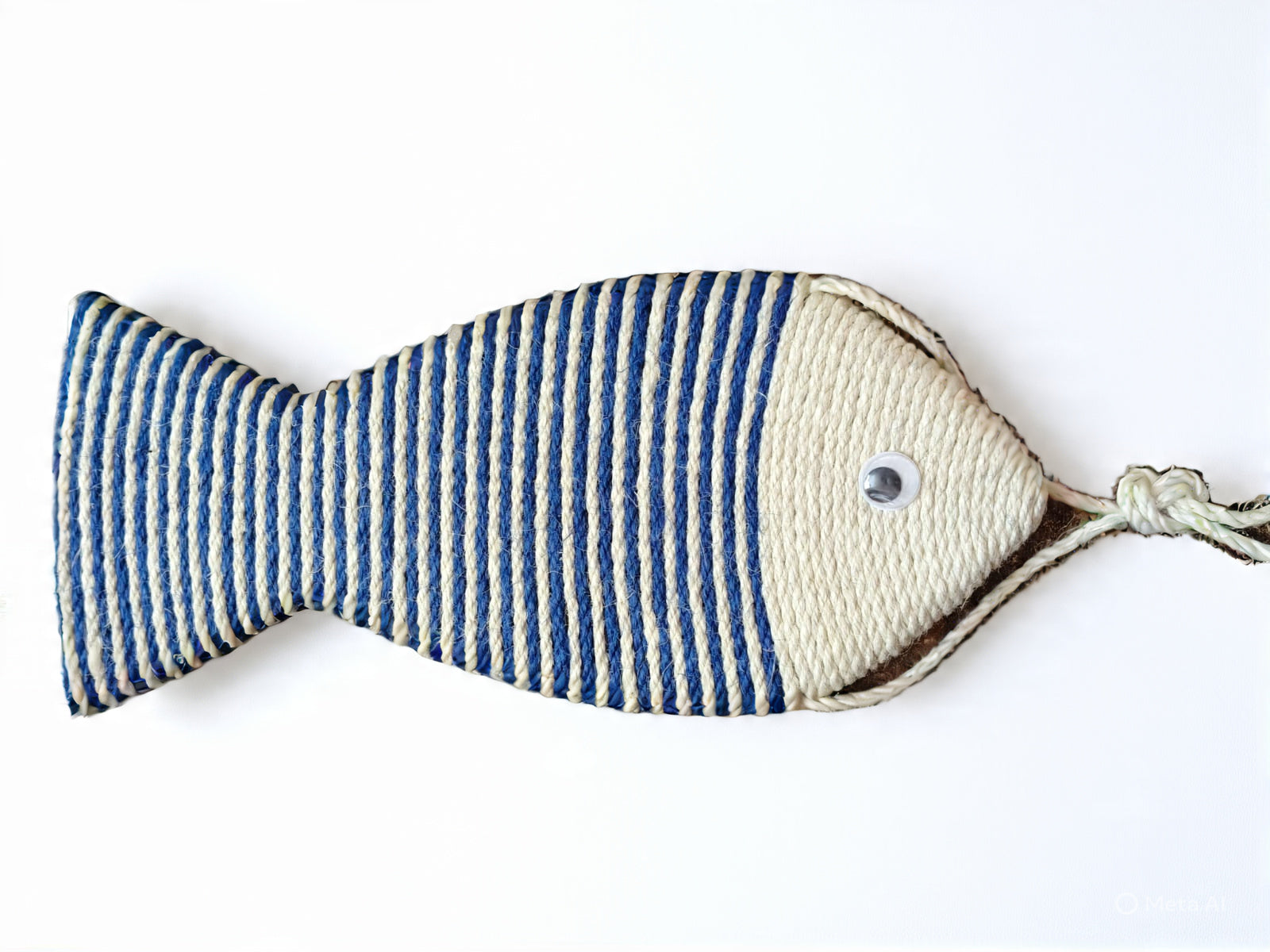 Cat Scratching Fish Sml