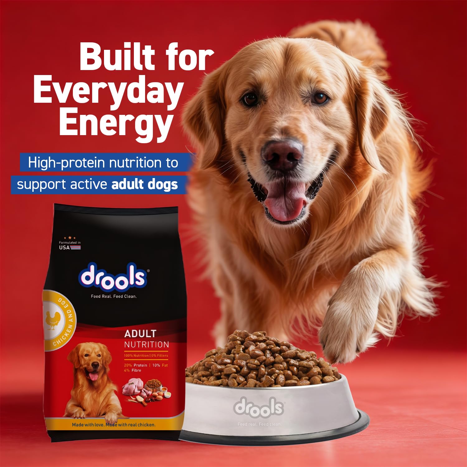 Drools Chicken and Egg Adult Dog Dry Food