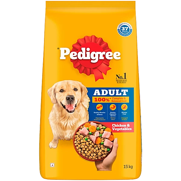 Pedigree Chicken and Vegetables Adult Dog Dry Food