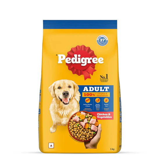 Pedigree Chicken and Vegetables Adult Dog Dry Food
