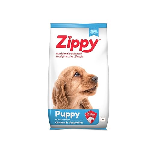 Zippy Puppy Dry Dog Food - Real Chicken & Vegetables, Nutritionally Balanced Dog Food for All Breeds, with Vitamins, Minerals, Probiotics & Salmon Oil