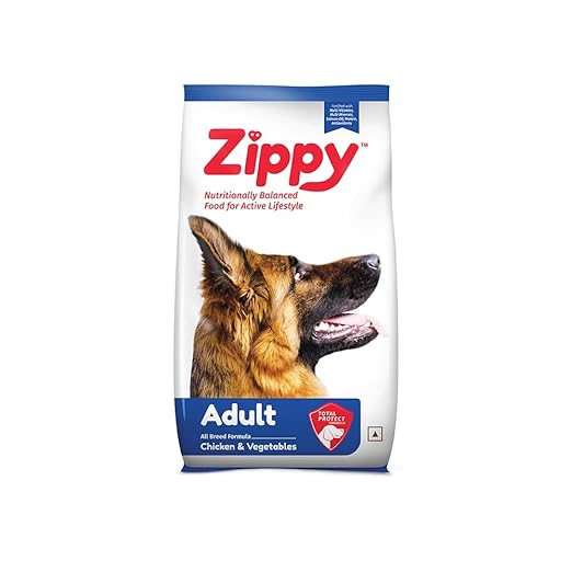 Zippy Adult Dry Dog Food - Real Chicken & Vegetables, Nutritionally Balanced Dog Food for All Breeds, with Vitamins, Minerals, Probiotics & Salmon Oil