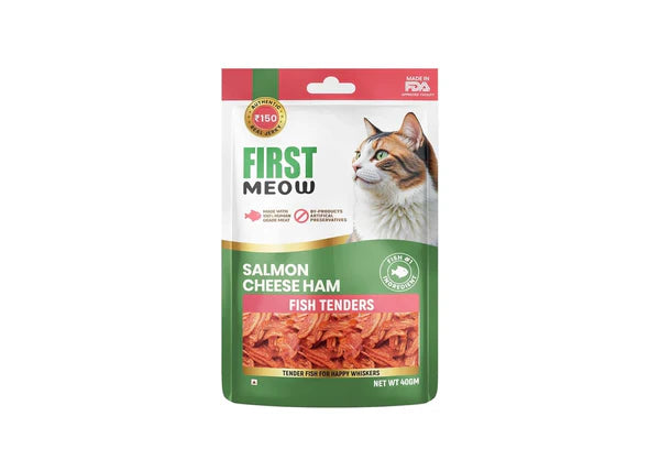 First Meow Treats For Cats - Salmon Cheese Ham