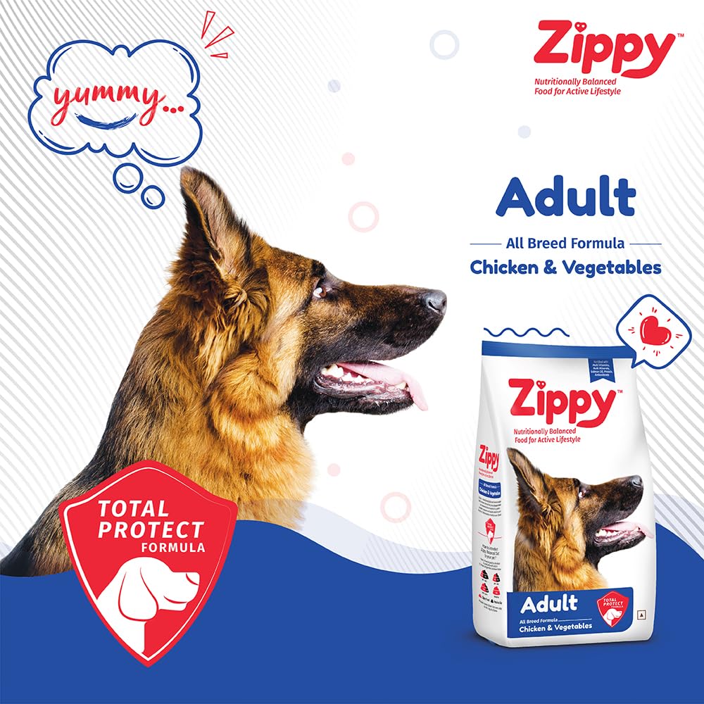 Zippy Adult Chicken and Veg Dry Food for Dogs 3 kg