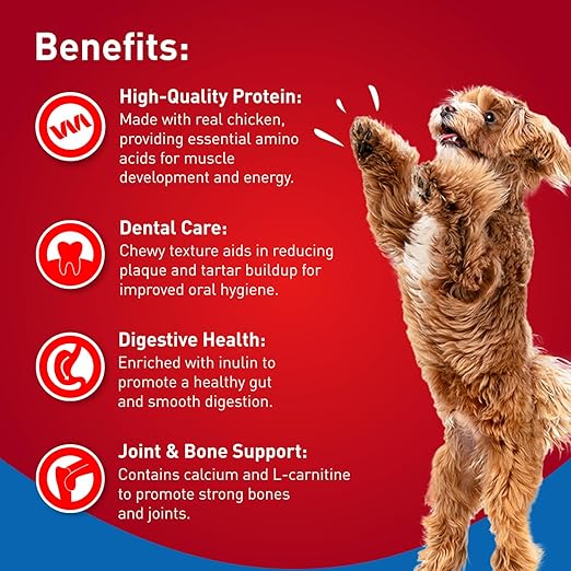 Drools Puppy & Adult Dog Treats Sticks 100g | Blueberry Flavour | Rich in Protein | No Artificial Preservatives | Best for Training & Bonding | Formulated in USA | Premium