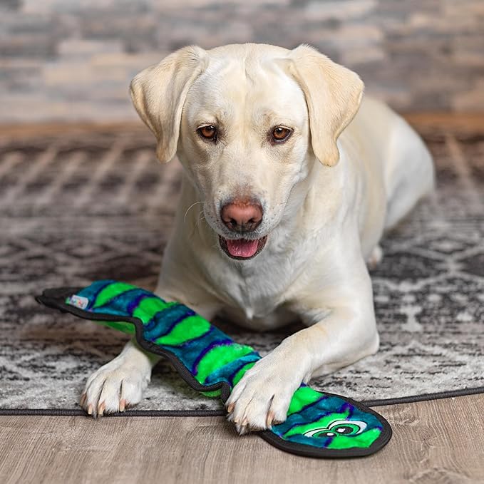 k9 Outward Hound Durablez Blue Snake Dog Toy
