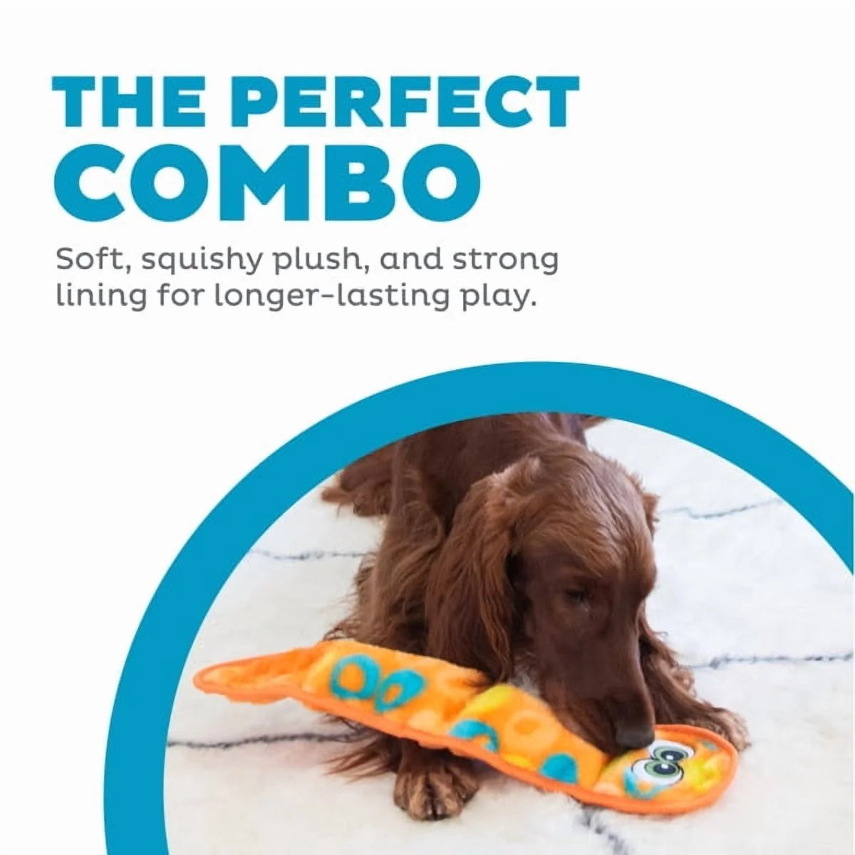 K9 Outward Hound Sssupreme Snake Stuffing-Free Dog Tug Toy