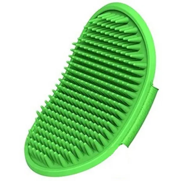 Rubber Bristles Hand Brush Comb for Dogs and Cat