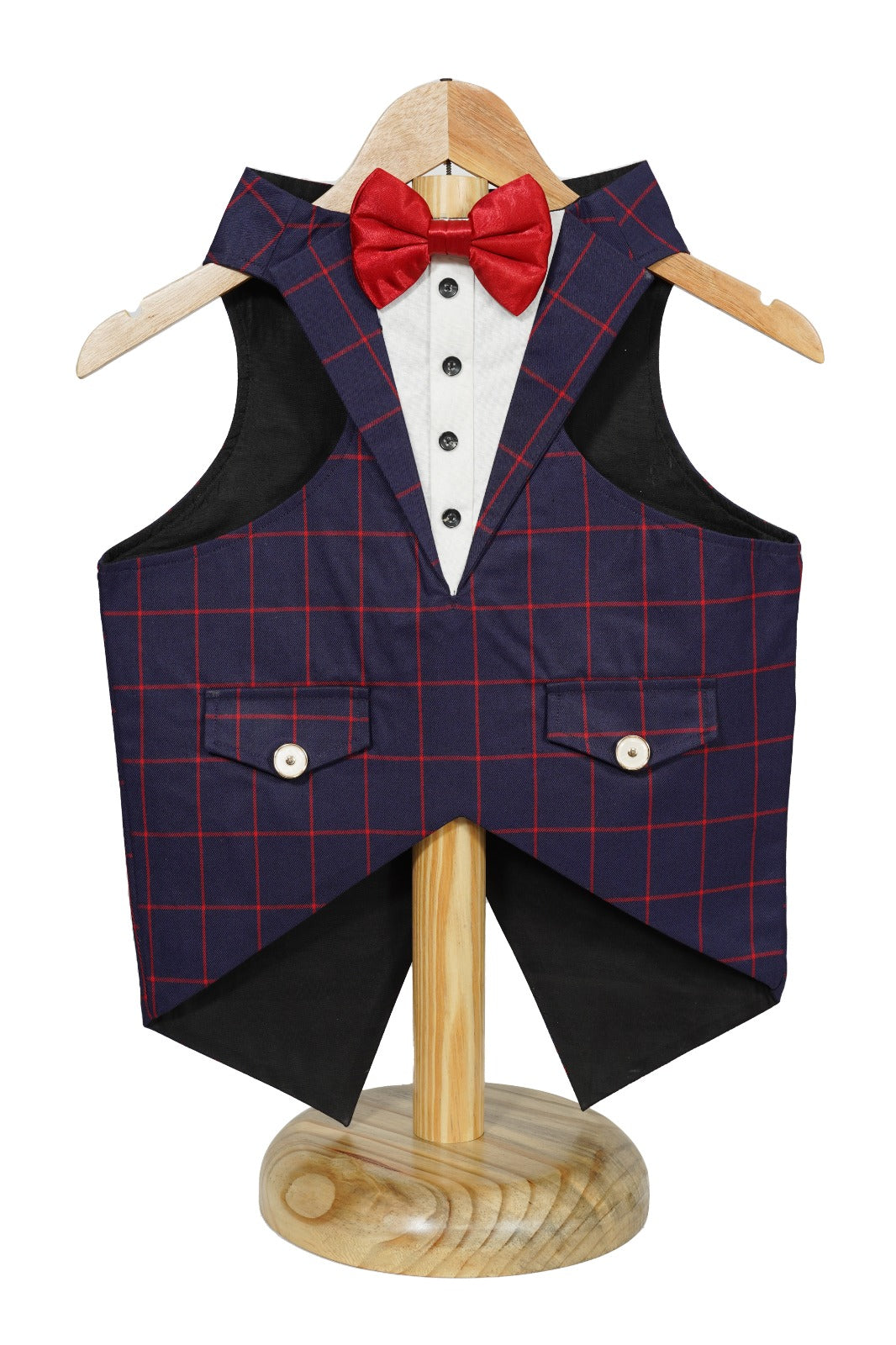 Tuxedo Dog Wedding Suit, Elegant Tuxedo with Bow Tie & Bandana, Comfortable, Washable Outfit (M SIZE)