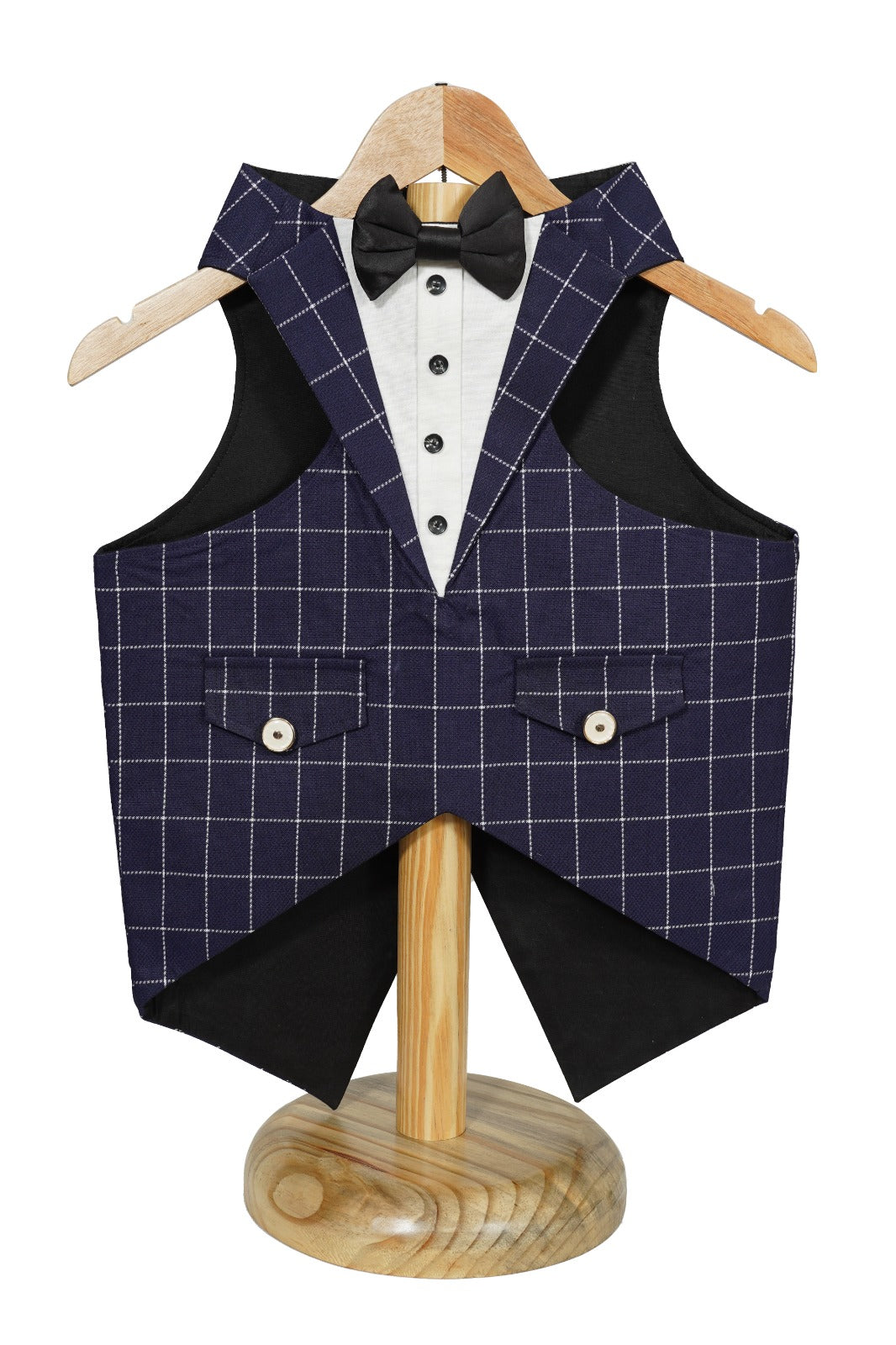 Tuxedo Dog Wedding Suit, Elegant Tuxedo with Bow Tie & Bandana, Comfortable, Washable Outfit (M SIZE)