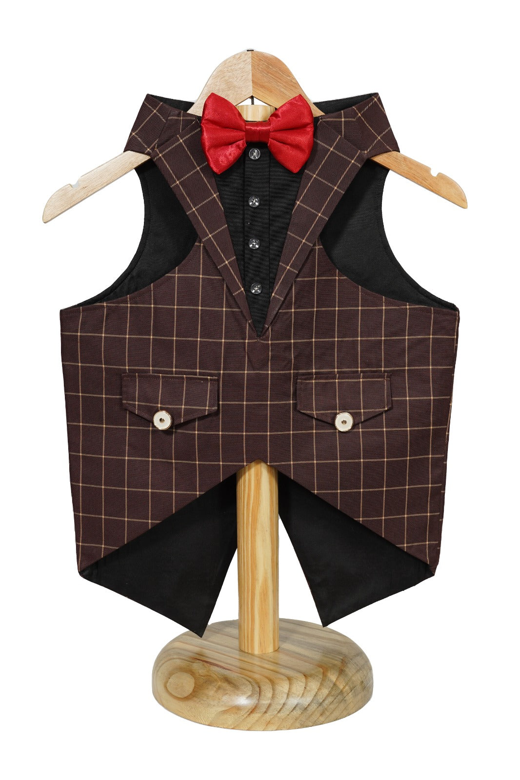 Tuxedo Dog Wedding Suit, Elegant Tuxedo with Bow Tie & Bandana, Comfortable, Washable Outfit (M SIZE)