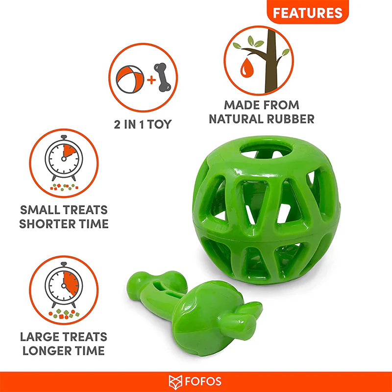 Fruity Bites Toy Treats for Dogs, Strawberry