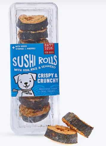 Happy Sushi Roll With Chicken , Rice & Seafood For Dog 8Pcs