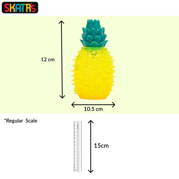Pineapple Shaped Ice Cooling Toy for Dogs & Cats (Yellow)
