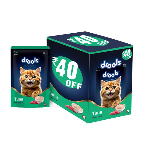 Drools Tuna Mousse Adult Cat Wet Food 5+1