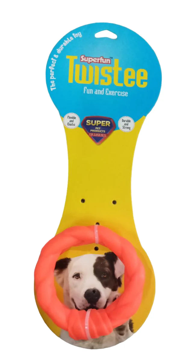 Super Fun Toy Twisted Ring Dog Toy