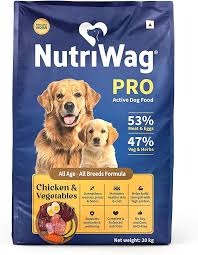 NutriWag Pro Active Chicken & Vegetable Dry Food For Dog - 20 kg