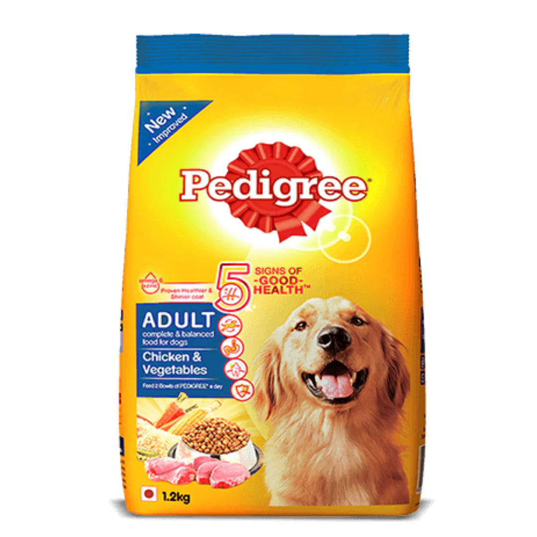 Pedigree Chicken and Vegetables Adult Dog Dry Food