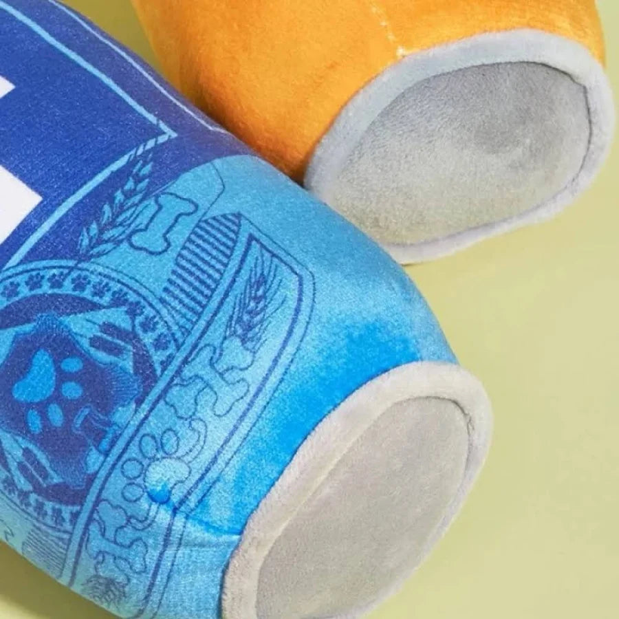 Talking Dog Club Cola Pup Can Plush Toy for Dogs