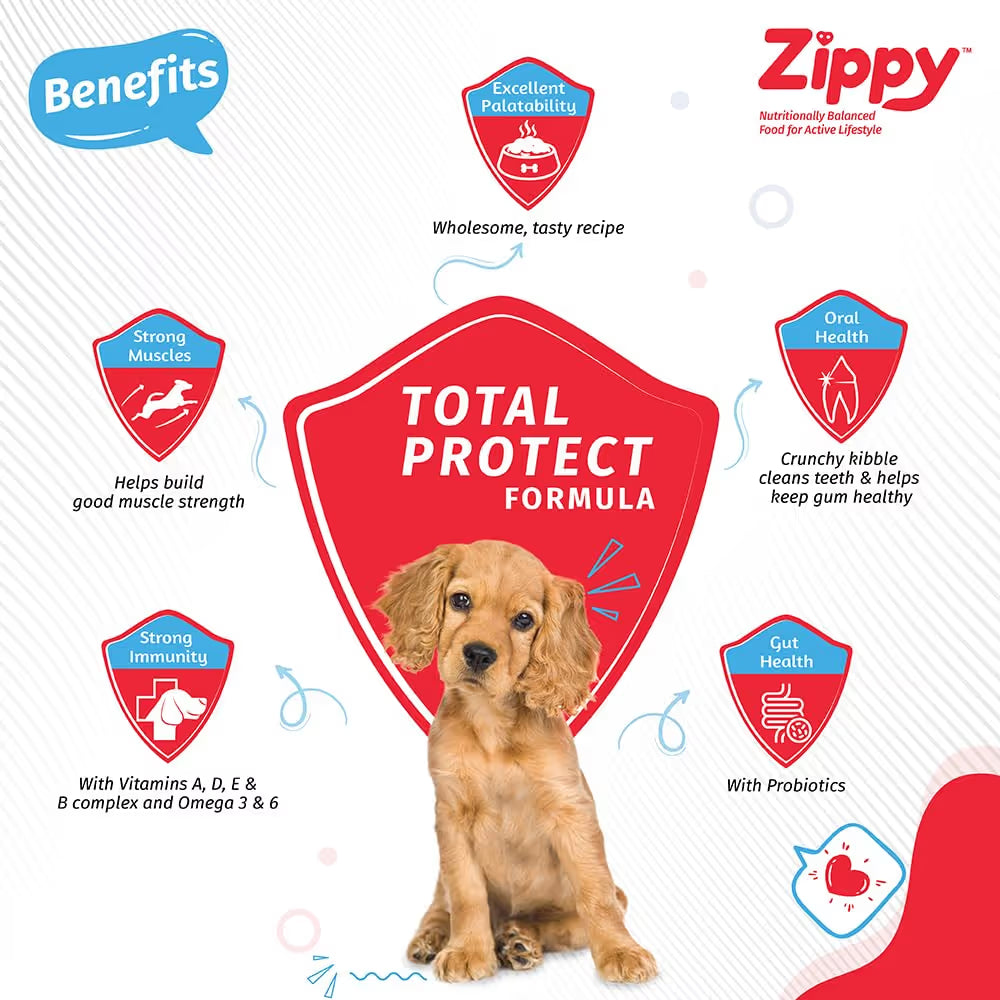 Zippy Puppy Chicken and Veg Dry Food for Dogs